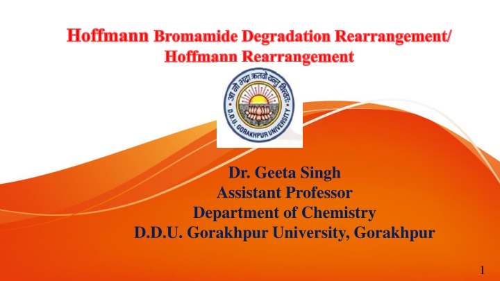 hoffmann bromamide degradation rearrangement n.w