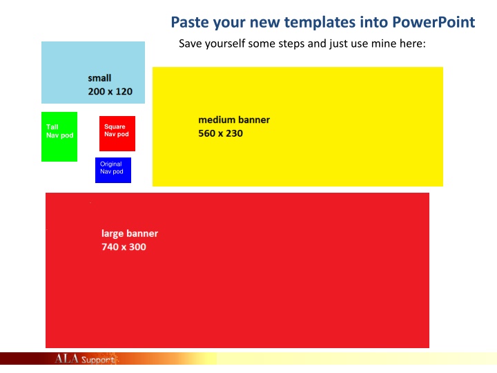 paste your new templates into powerpoint n.w