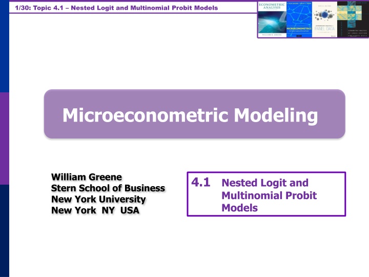 1 30 topic 4 1 nested logit and multinomial n.w