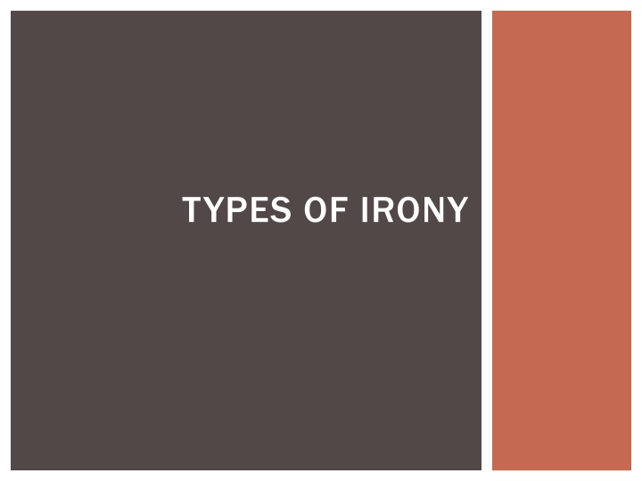 types of irony n.w