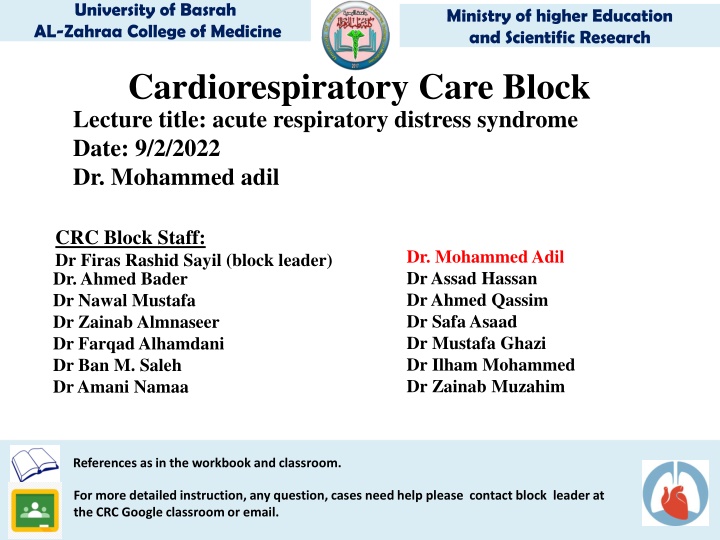university of basrah al zahraa college of medicine n.w