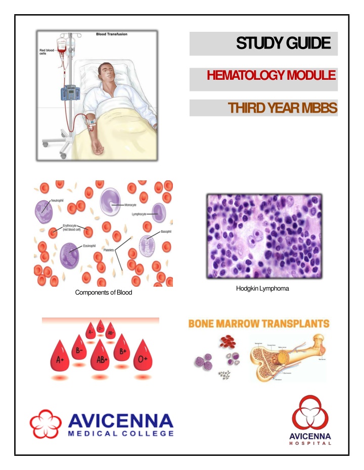 Hematology Overview and Study Guide for Third Year MBBS Students