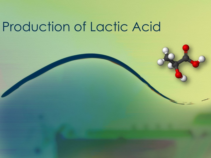 production of lactic acid n.w