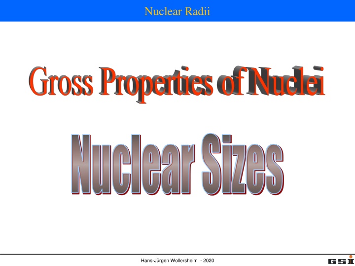 nuclear radii n.w
