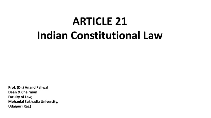 article 21 n.w