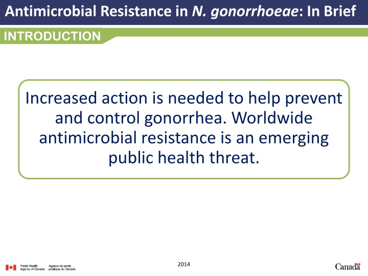 antimicrobial resistance in n gonorrhoeae in brief n.w