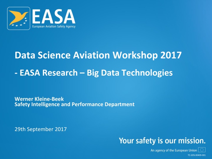 data science aviation workshop 2017 n.w