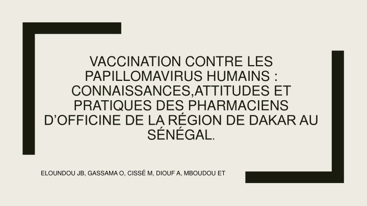 vaccination contre les papillomavirus humains n.w