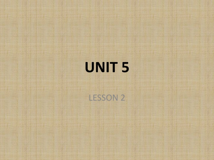 unit 5 n.w