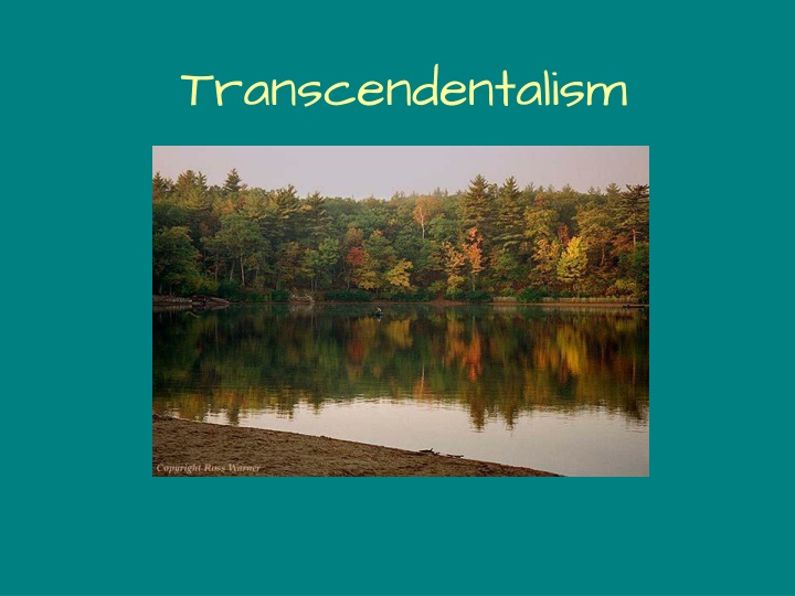 transcendentalism n.w