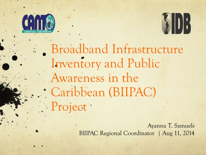 broadband infrastructure inventory and public n.w