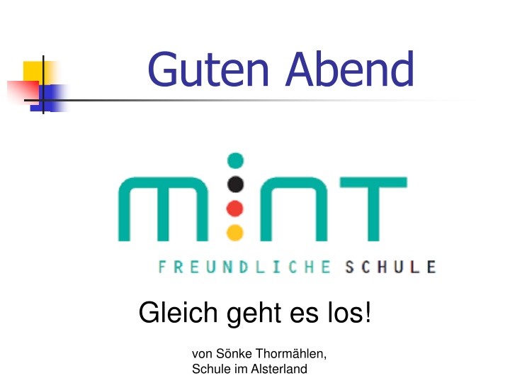 guten abend n.w