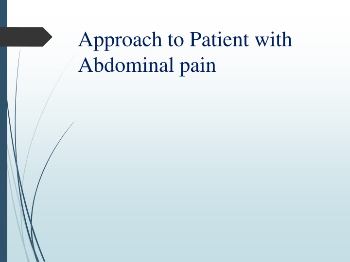 approach to patient with abdominal pain n.w