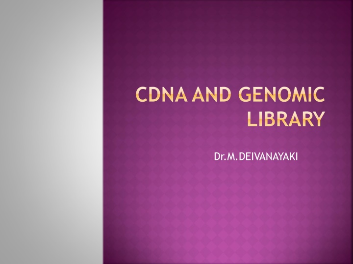 cdna and genomic n.w