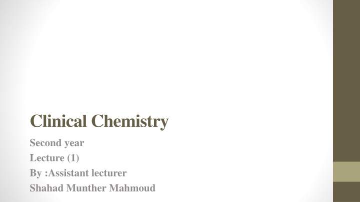 clinical chemistry n.w
