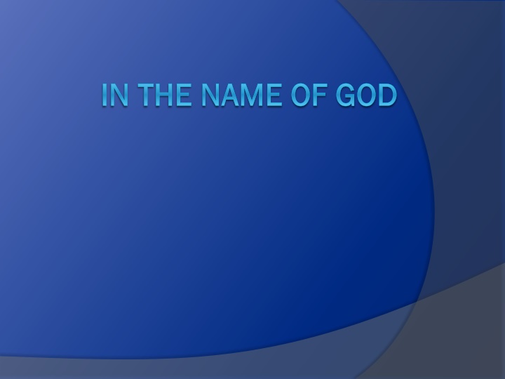 in the name of god in the name of god n.w