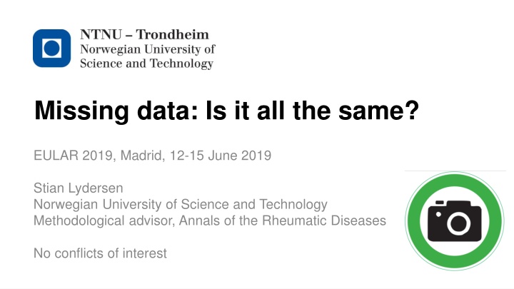missing data is it all the same n.w