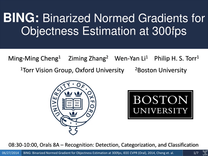 bing binarized normed gradients for objectness n.w