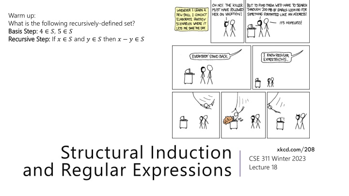 warm up what is the following recursively defined n.w