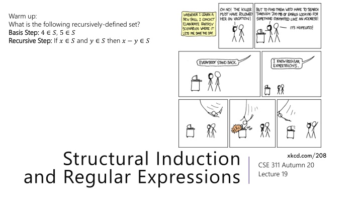 warm up what is the following recursively defined n.w