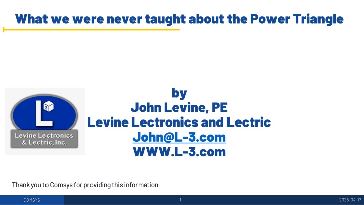 what we were never taught about the power triangle n.w