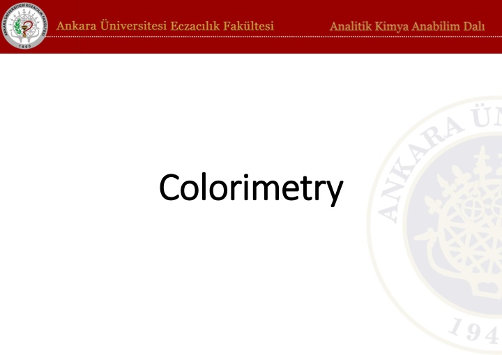 colorimetry colorimetry n.w