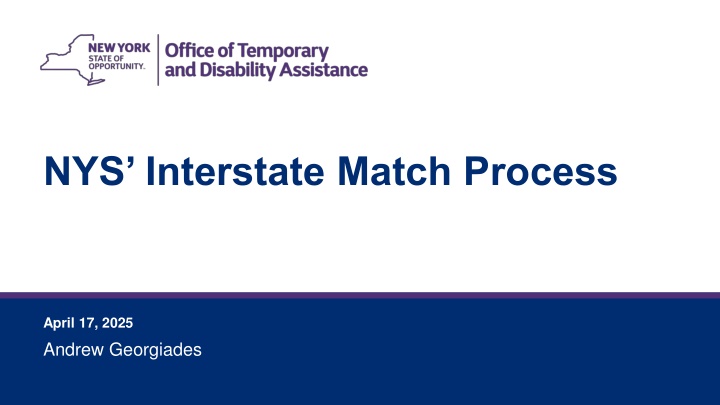 nys interstate match process n.w