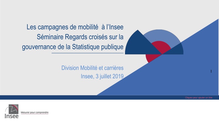 les campagnes de mobilit l insee s minaire n.w