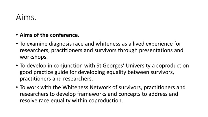 Whiteness and Race: Lived Experiences and Coproduction for Equality