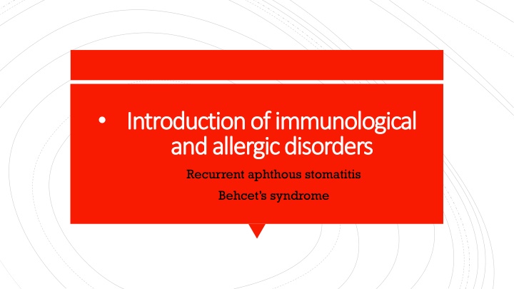 introduction of immunological introduction n.w