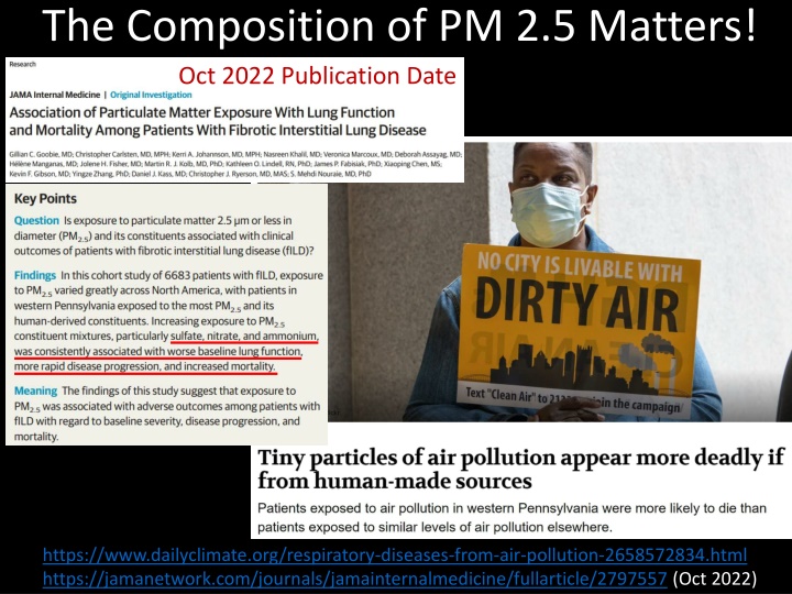 the composition of pm 2 5 matters oct 2022 n.w