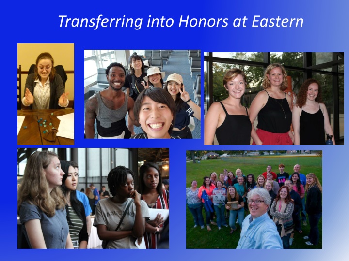 transferring into honors at eastern n.w