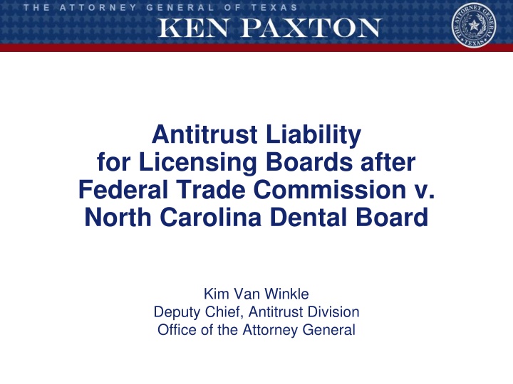 Antitrust Liability for Licensing Boards - State Action Immunity