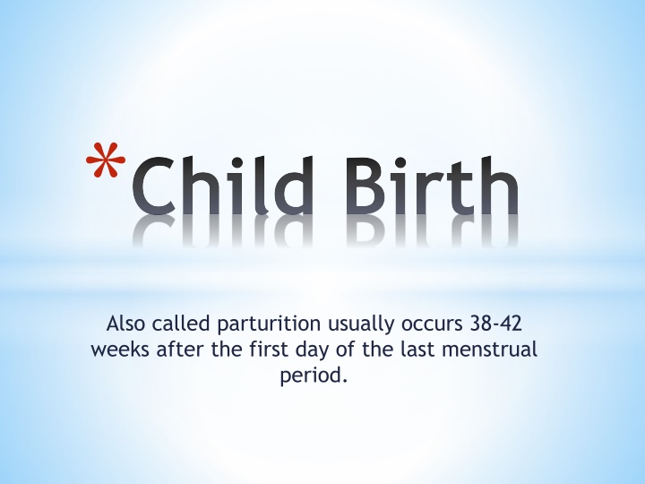 child birth n.w