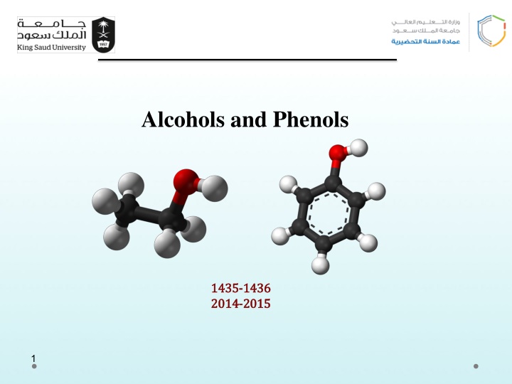 Structure and Nomenclature of Alcohols and Phenols