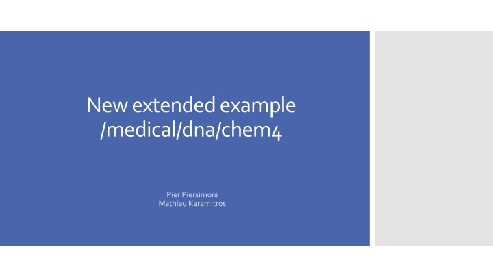 new extended example medical dna chem4 n.w