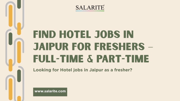 Find Hotel Jobs in Jaipur for Freshers – Full-Time & Part-Time
