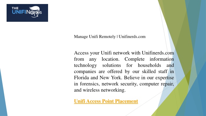 manage unifi remotely unifinerds com n.w