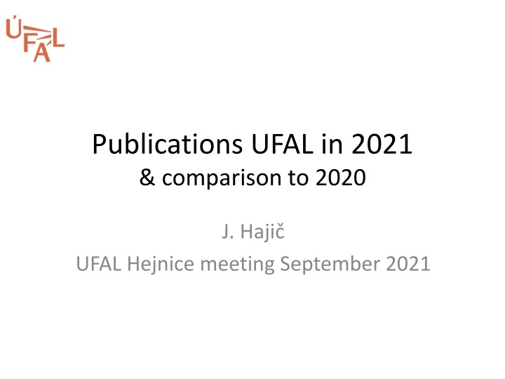 publications ufal in 2021 comparison to 2020 n.w