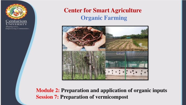 center for smart agriculture organic farming n.w