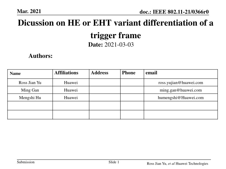 mar 2021 dicussion on he or eht variant n.w