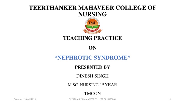 teerthanker mahaveer college of nursing n.w