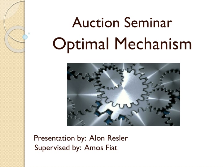 Optimal Mechanism for Auctions: Myerson's Insights