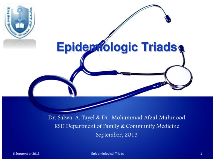 epidemiologic triads n.w