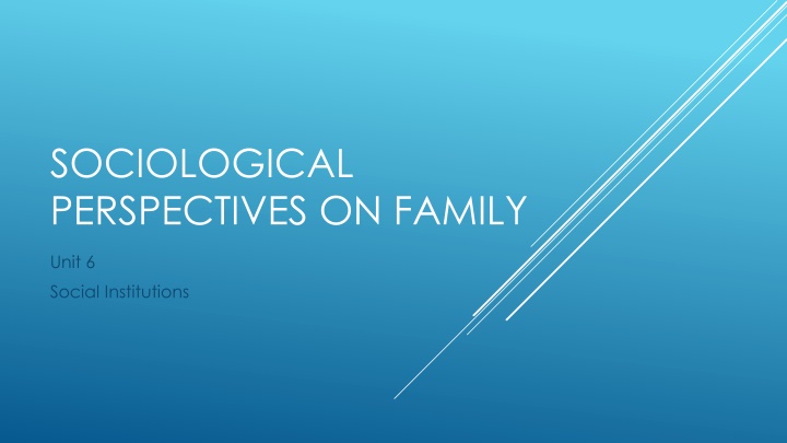 sociological perspectives on family n.w