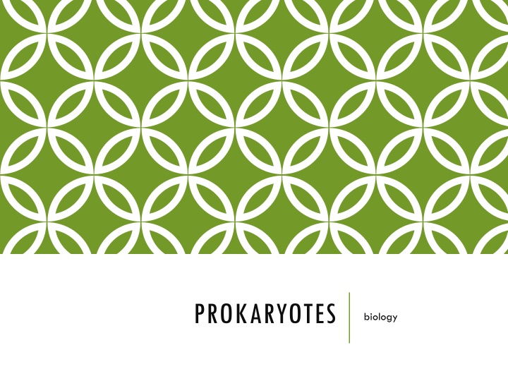 prokaryotes n.w