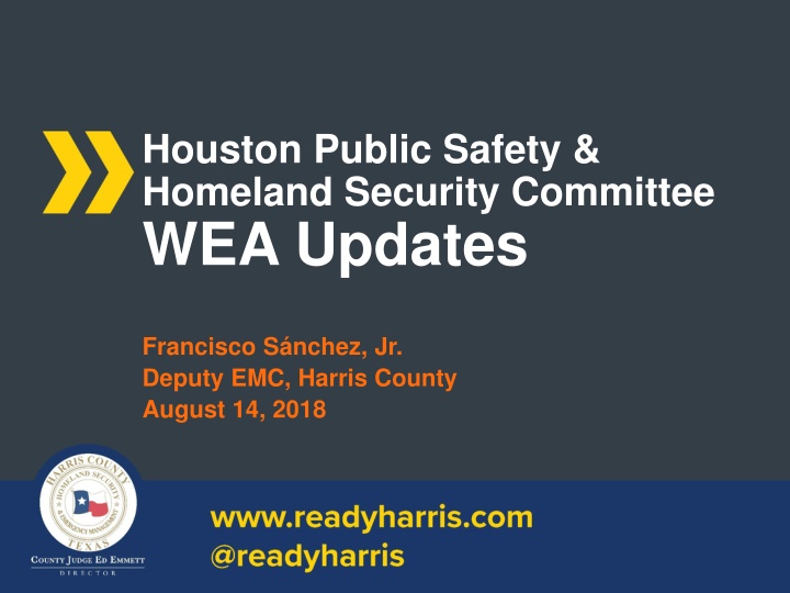 houston public safety homeland security committee n.w