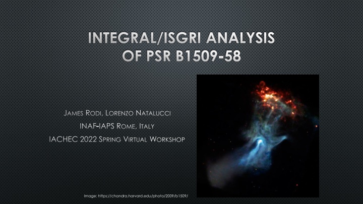 integral isgri analysis of psr b1509 58 n.w