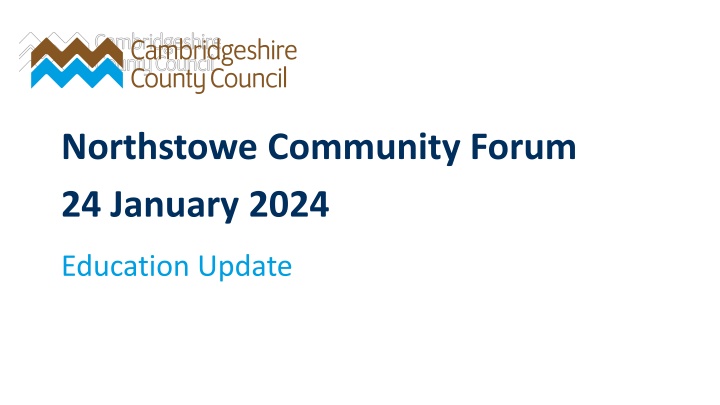 northstowe community forum 24 january 2024 n.w