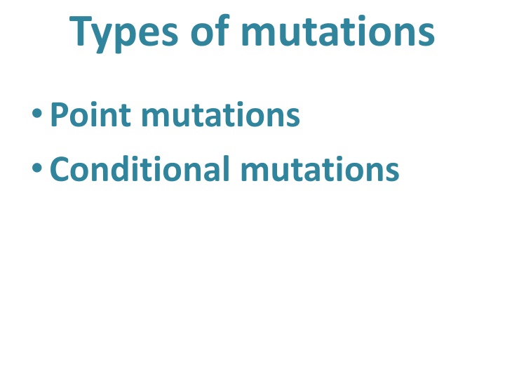 types of mutations n.w